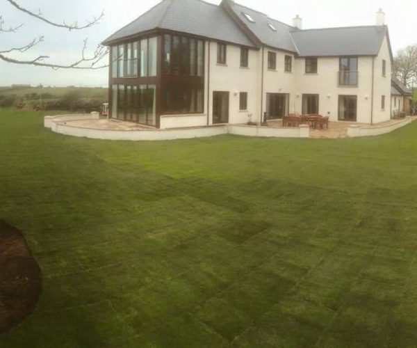 lawn care top soil pembrokeshire landscaping