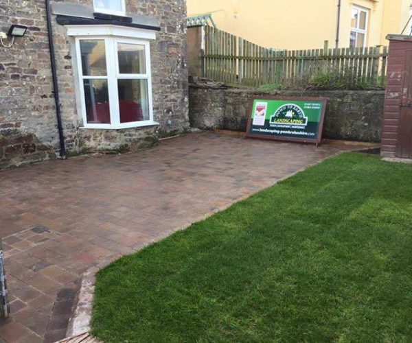 landscaping in pembrokeshire sign