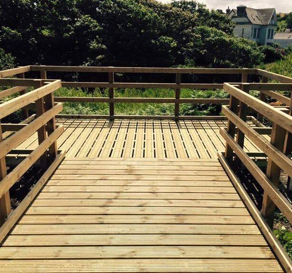 wood structures pembrokeshire landscaping