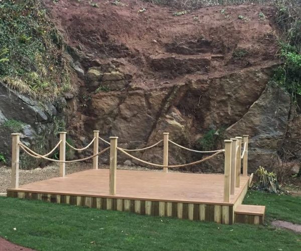 decking garden design pembrokeshire landscaping