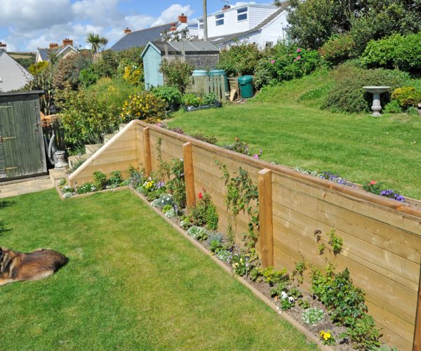 lawn care dog wooden structures pembrokeshire